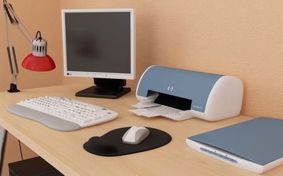 電腦打印機(jī)音響功放電視電子產(chǎn)品C4D模型